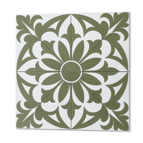 Pvc fliesen Blumenmuster mit Blättern