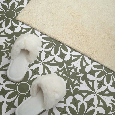 Pvc fliesen Blumenmuster mit Blättern