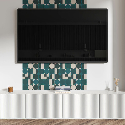 Pvc fliesen Geometrische Muster mit verschiedenen Formen