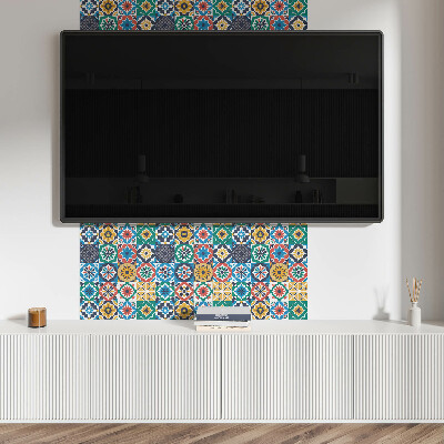 Pvc fliesen Die Geometrie von Mosaiken in einer harmonisierten Komposition