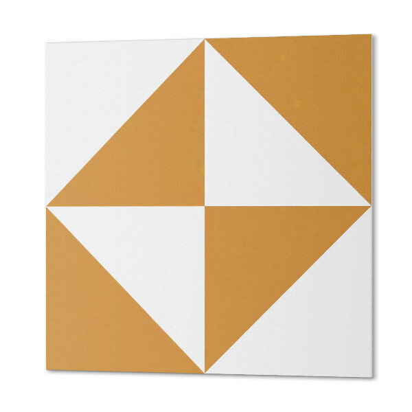 Pvc fliesen Quadratische Dreiecke im geometrischen Stil