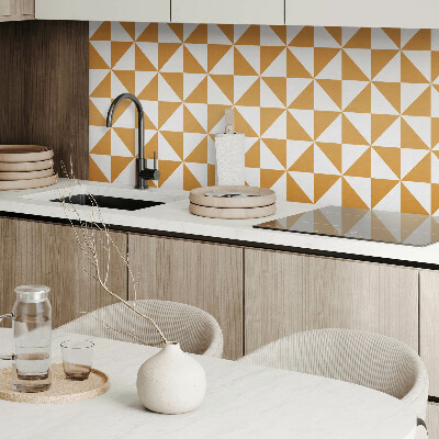 Pvc fliesen Quadratische Dreiecke im geometrischen Stil