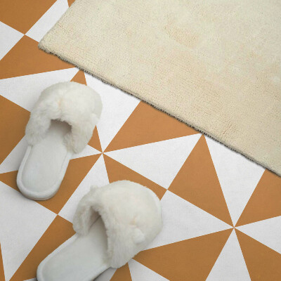 Pvc fliesen Quadratische Dreiecke im geometrischen Stil