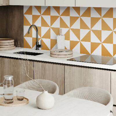 Pvc fliesen Quadratische Dreiecke im geometrischen Stil