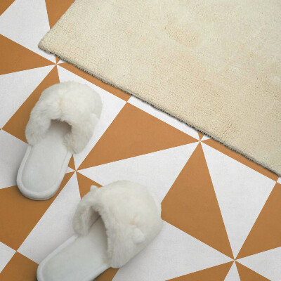 Pvc fliesen Quadratische Dreiecke im geometrischen Stil