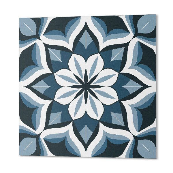 Vinyl fliesen selbstklebend Symmetrisches Blumenmuster