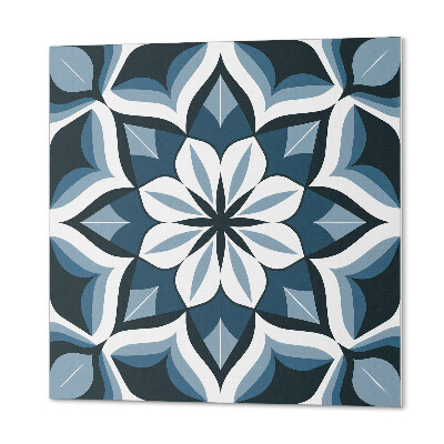 Vinyl fliesen selbstklebend Symmetrisches Blumenmuster