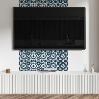 Vinyl fliesen selbstklebend Symmetrisches Blumenmuster