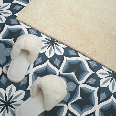 Vinyl fliesen selbstklebend Symmetrisches Blumenmuster