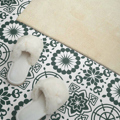 Pvc fliesen Geometrisch mit floralem Akzent