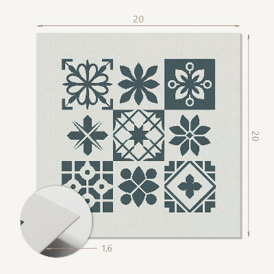 Vinyl fliesen selbstklebend Stilvolle geometrische Muster