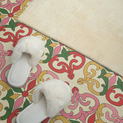 Pvc fliesen Ornamentales Blumenmuster