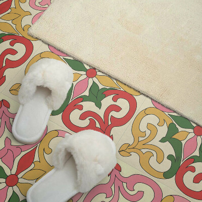 Pvc fliesen Ornamentales Blumenmuster