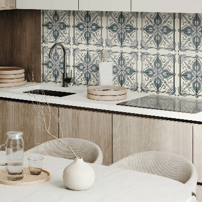 Vinyl fliesen selbstklebend Ornamentales Blumenmuster