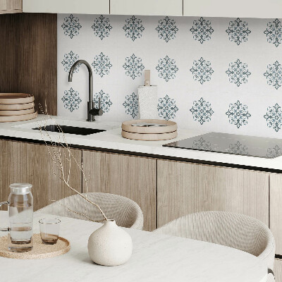 Vinyl fliesen Symmetrisches Blumenmuster