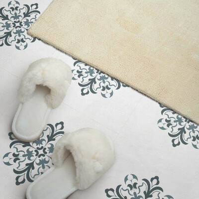 Vinyl fliesen Symmetrisches Blumenmuster