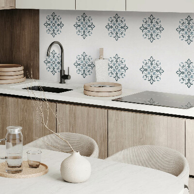 Vinyl fliesen Symmetrisches Blumenmuster