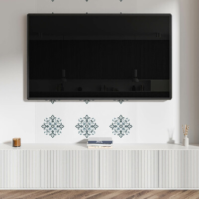 Vinyl fliesen Symmetrisches Blumenmuster