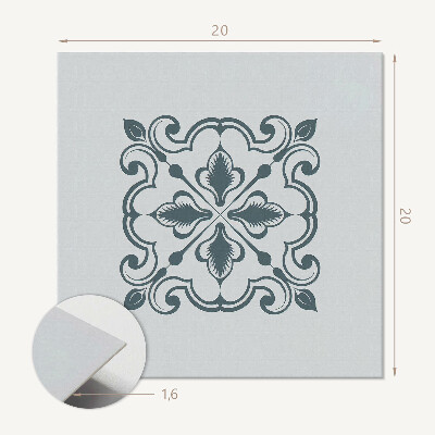 Pvc fliesen Ornamente mit Pflanzenmotiv