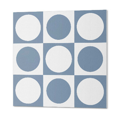 Vinyl fliesen selbstklebend Mesh-Kreise im geometrischen Stil