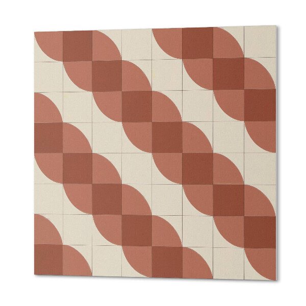 Vinyl fliesen Wellenförmige geometrische Formen