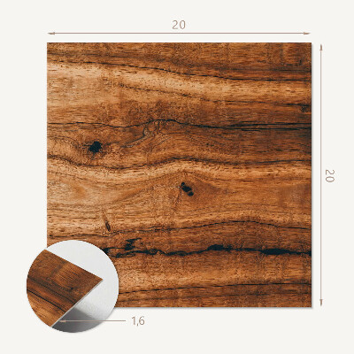 Vinyl fliesen selbstklebend Holz in seiner natürlichen Form