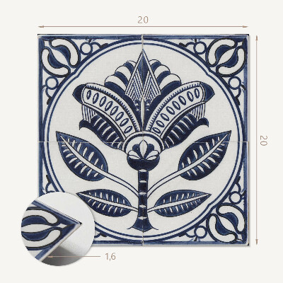 Pvc fliesen Keramik Blumenmuster