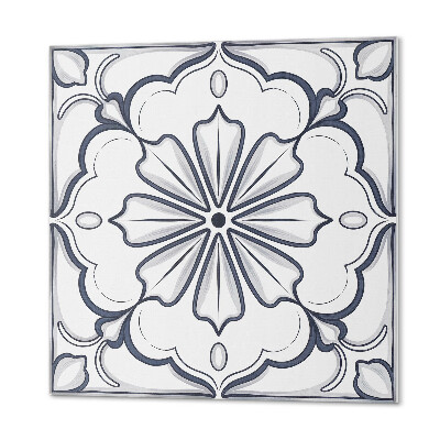 Pvc fliesen Blumenmuster auf der Fliese