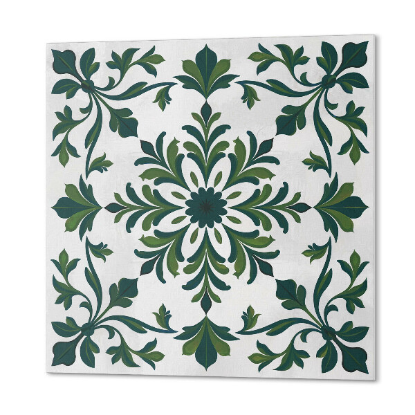 Vinyl fliesen Ornamente mit Pflanzenmotiv