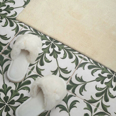 Pvc fliesen Blumenmotiv auf der Fliese