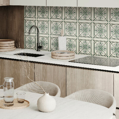 Pvc fliesen Ornamente im floralen Muster