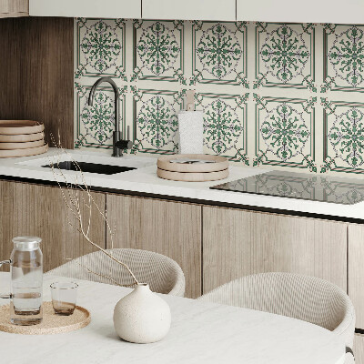 Pvc fliesen Ornamente im floralen Muster