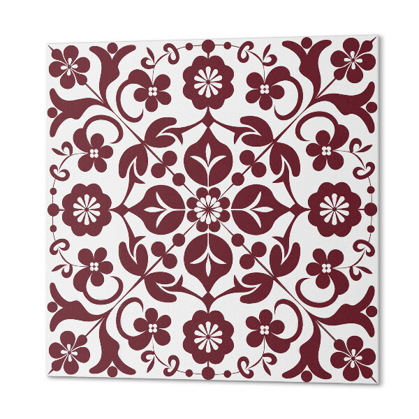 Pvc fliesen Florales Motiv mit ornamentalen Akzenten