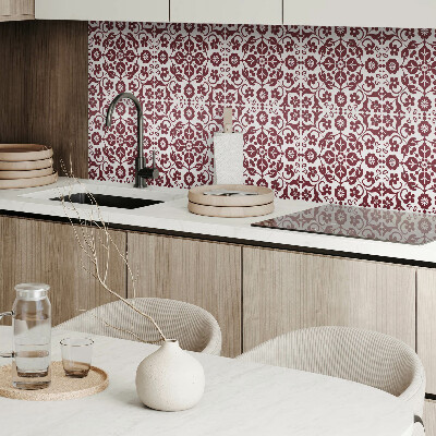 Pvc fliesen Florales Motiv mit ornamentalen Akzenten