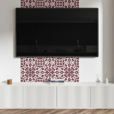Pvc fliesen Florales Motiv mit ornamentalen Akzenten