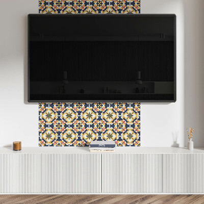 Vinyl fliesen Geometrie im floralen Stil