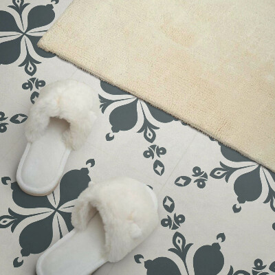 Vinyl fliesen selbstklebend Ornamentales Blattmuster