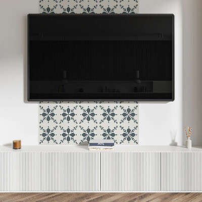 Vinyl fliesen selbstklebend Ornamentales Blattmuster