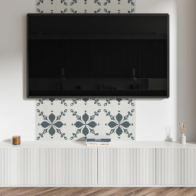 Vinyl fliesen selbstklebend Ornamentales Blattmuster