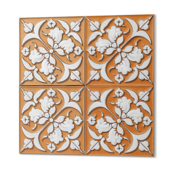 Pvc fliesen Ein elegantes Blumenmotiv