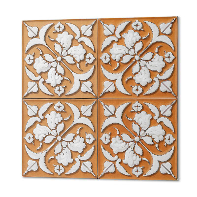 Pvc fliesen Ein elegantes Blumenmotiv