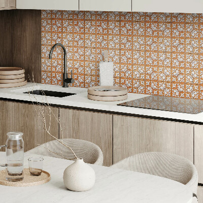 Pvc fliesen Ein elegantes Blumenmotiv