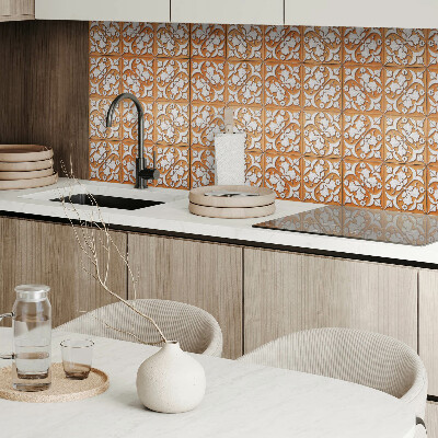 Pvc fliesen Ein elegantes Blumenmotiv