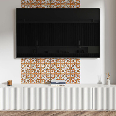 Pvc fliesen Ein elegantes Blumenmotiv