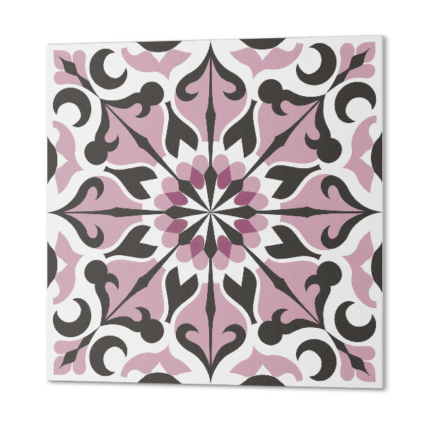 Vinyl fliesen selbstklebend Symmetrische Pflanzenmotive in Harmonie