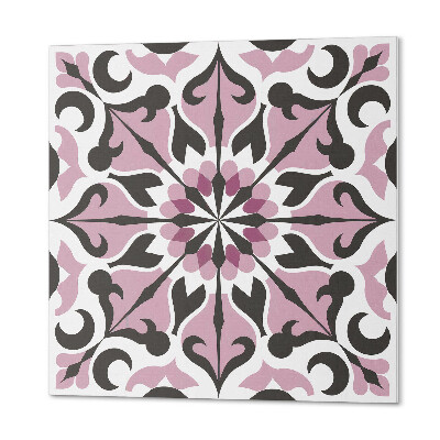 Vinyl fliesen selbstklebend Symmetrische Pflanzenmotive in Harmonie