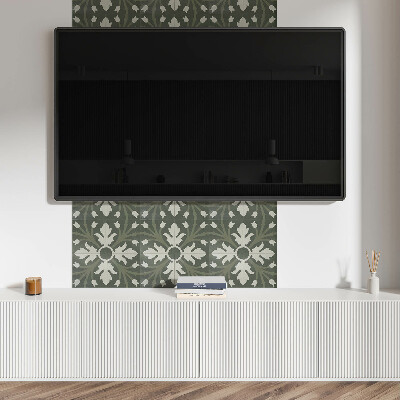 Pvc fliesen Blumenmuster auf Keramik
