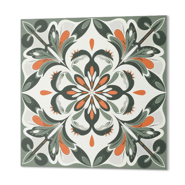Vinyl fliesen Blumenmuster mit Blattakzenten