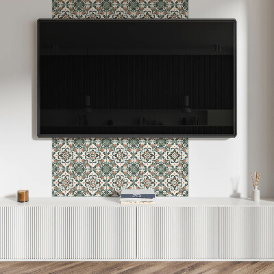 Vinyl fliesen Blumenmuster mit Blattakzenten