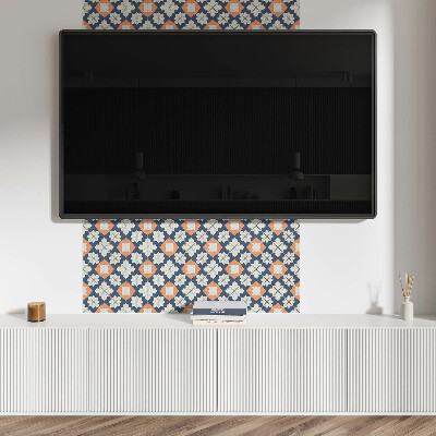 Pvc fliesen Stilvolles geometrisches Blumenmuster